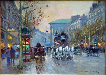 EC boulevard de la madeleine 2 Parisian Oil Paintings